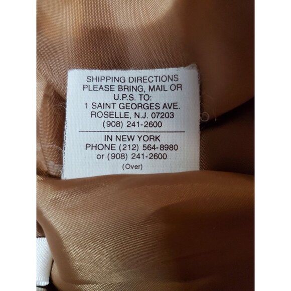 Vtg Rose Schott By Schott N.Y.C Genuine Leather Pencil Skirt Rare Boho Preppy XL - Picture 16 of 16